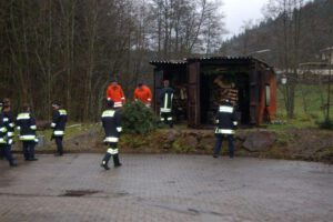 Brandcontainer-Training in Altensteig