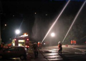 Einsatzübung am 15.09.2003 in der Schönenstraß
