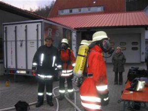 Strahlrohrtraining bei RFS in Schwörstadt 3. April 2008